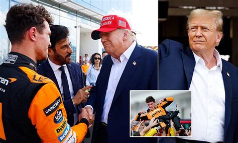 Donald Trump Takes Credit For Lando Norris Miami Gp Victory As Brit