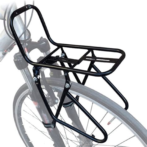 Bicycle Front Rack, Aluminum Alloy Luggage Touring Carrier Racks 15KG Capacity Mountain Road ...