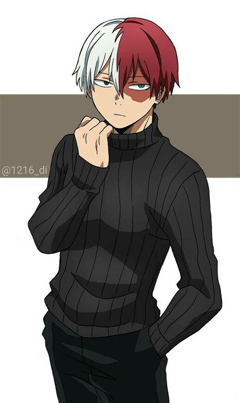 Todoroki Shoto Art Creddits To The Original Artist Boku No Hero