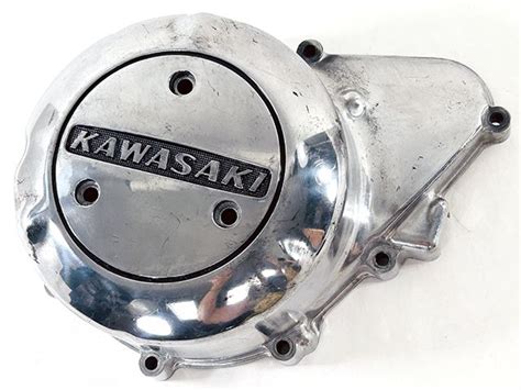 14031 1007 80 Kawasaki Kz400 74 78 Lh Engine Cover Johnnys Vintage