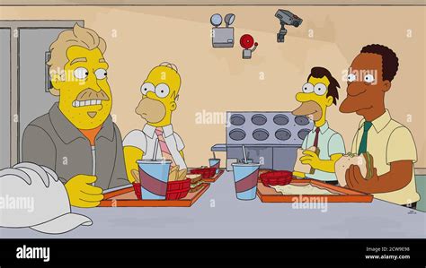 LOS SIMPSON De Izquierda A Derecha Fred Voz Invitada David Harbour