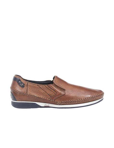 Zapato De Piel Para Hombre Fluchos Terracota Calzados Primor