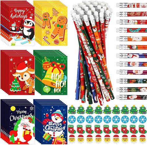 Amazon Cholemy Pcs Christmas Stationary Party Favor Bulk