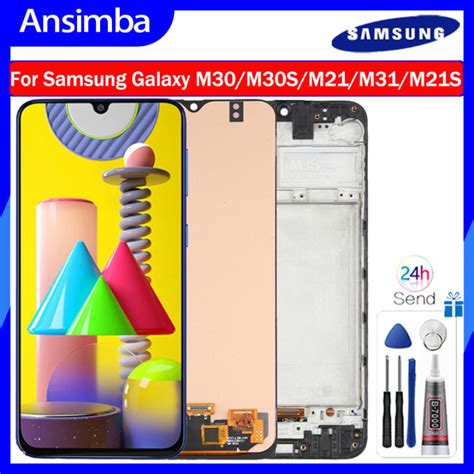 Ansimba OLED Display Screen For Samsung Galaxy M30 M30S M21 M31 M21S