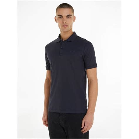 Calvin Klein Smooth Cotton Slim Polo Men Short Sleeve Polos