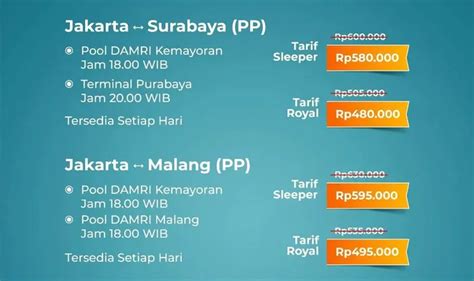 Tarif Promo Damri Double Decker Rute Malang Dan Surabaya Berlaku