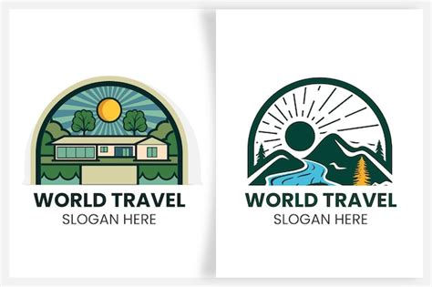 Premium Vector Travel Logo Tourism Agency Logo Travel Agent Logo