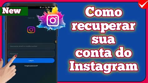 Como Recuperar Sua Conta Do Instagram 2023 Recuperar Conta Do