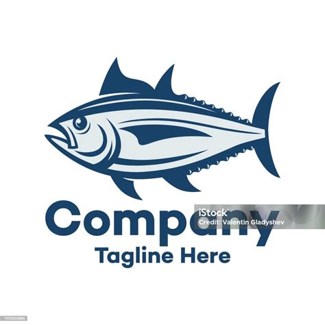 Logo Ikan Tuna Laut Modern Ilustrasi Stok Unduh Gambar Sekarang Air