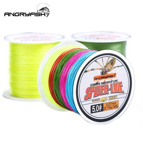 Angryfish M Pe Braid Fishing Line Strands Lb Pe Line