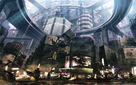 artwork, Cityscape, Cyberpunk, Futuristic Wallpapers HD / Desktop and ...