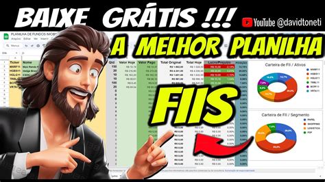 A Melhor Planilha Para Gerenciar Fundos Imobiliários E Dividendos Grátis Youtube