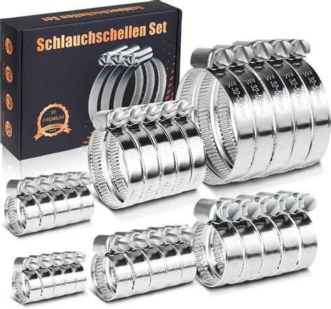 Indusky Schlauchschellen Set St Cke Mm Aus Edelstahl W