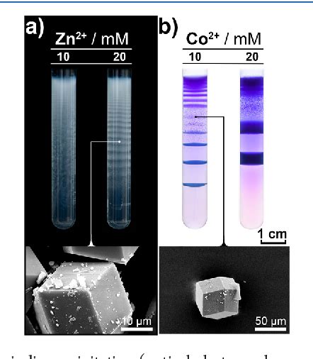 Figure From Periodic Precipitation Of Zeolitic Imidazolate Frameworks