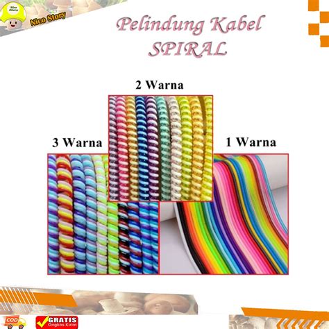 Jual Ncs Gr Pelindung Kabel Spiral Pengaman Pelilit Kabel