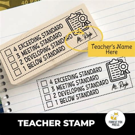 Teacher Grading Stamps Etsy