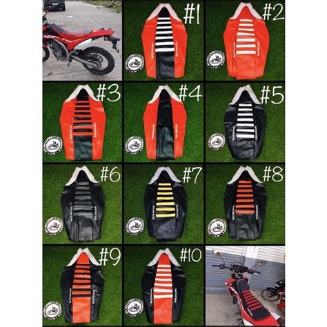 Crf250l Seat Cover Crf250l Customize Seat Cover Waterproof And Heat Press Shopee Philippines