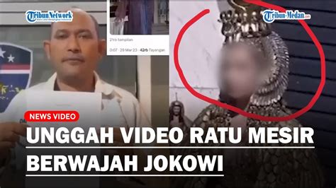 Viral Video Ratu Mesir Berwajah Presiden Jokowi Pengunggah Ditangkap