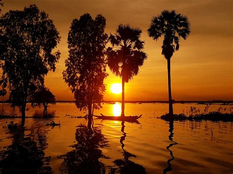 Bateau Le Coucher Du Soleil Khmer Photo Gratuite Sur Pixabay Pixabay