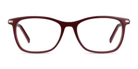 Field Cat Eye Burgundy Glasses for Women | Eyebuydirect Canada