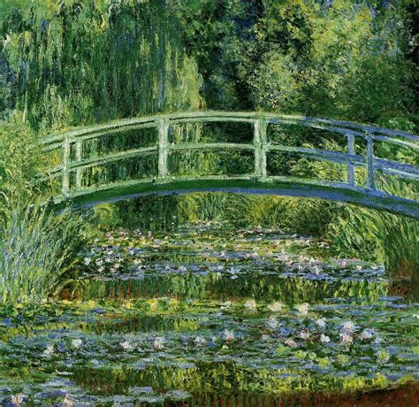 The Japanese Bridge The Water Lily Pond 1897 1899 Claude Monet