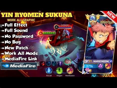 Terbaru Script Skin Yin Ryomen Sukuna No Password Full Effect Voice