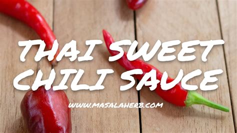 How To Make Thai Sweet Chili Sauce Youtube