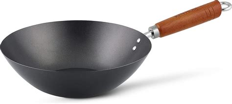 Amazon Ken Hom Classic Non Stick Wok Cm Black Home Kitchen