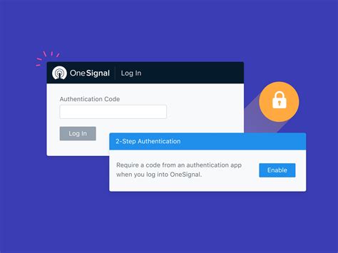 2-Step Authentication by Dez Beberniss for OneSignal on Dribbble