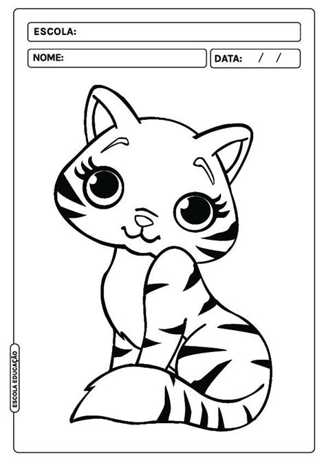 50 Desenhos De Gato Para Colorir Imagens De Gato Para Imprimir E Colorir