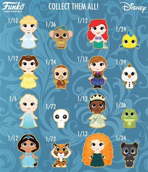 New Disney Princesses Mystery Minis Case POPVINYLS