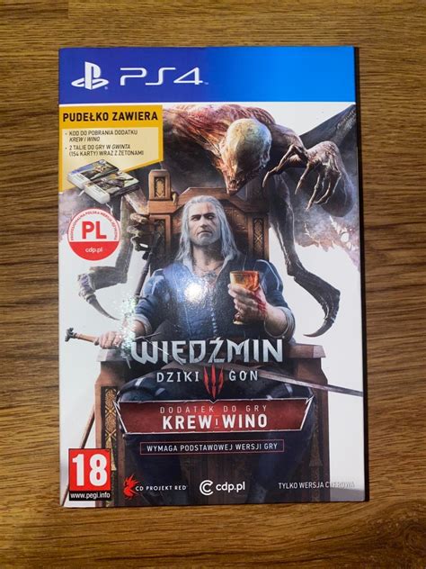 Wiedźmiń 3 Dziki Gon Krew i Wino PS4 Siechnice Kup teraz na Allegro