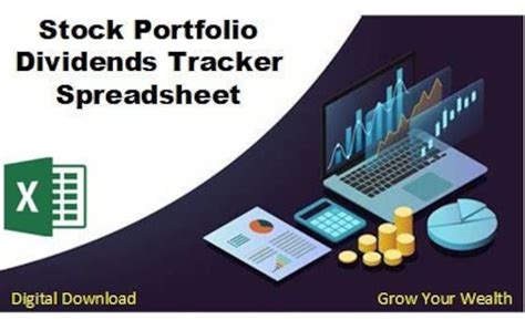 Stock Portfolio Dividend Tracker Template - Etsy