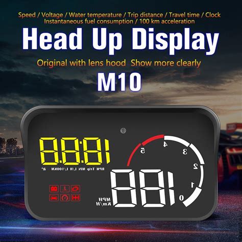 Obdii Car Hud Obd Port Head Up Display M Speedometer