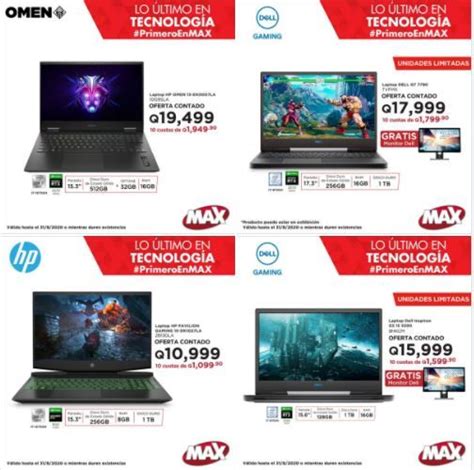 Ofertas De Laptop En Tiendas Max Guatemala 20 Agosto Ofertas Y