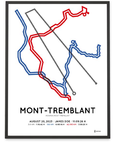 2023 Ironman Mont-Tremblant print – Sportymaps