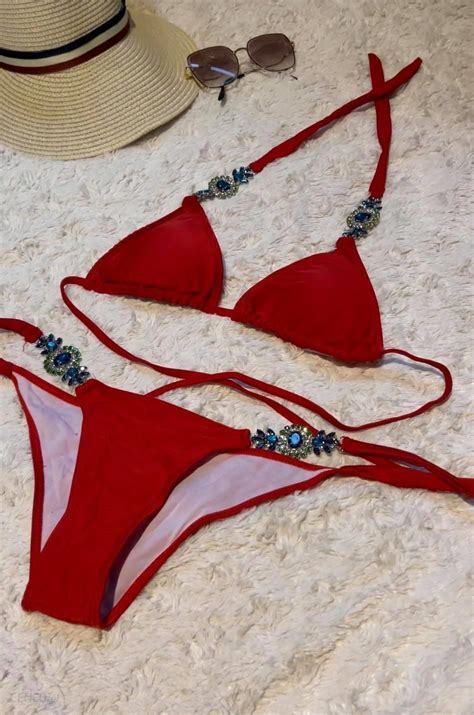 Strój kąpielowy dwuczęściowy lato bikini push up S Ceny i opinie