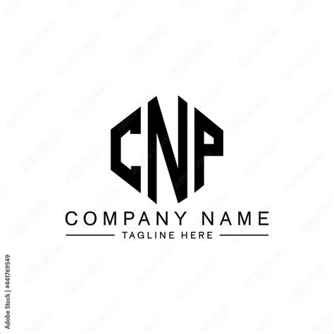 CNP letter logo design with polygon shape. CNP polygon logo monogram. CNP cube logo design. CNP ...