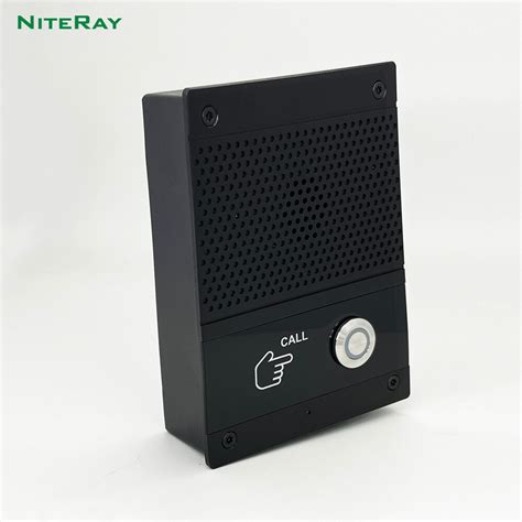 Mini Poe SIP Intercoms Outdoor Station Two Way Audio And Voice IP Villa