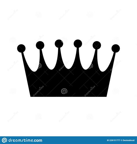 Crown Vector Icon King Illustration Sign Queen Symbol Monarchy Mark