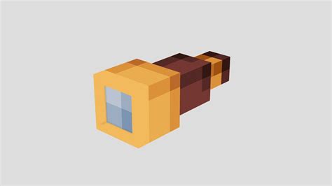 Spyglass Minecraft 3d Model By Jasmine Vis Vismince [165b799] Sketchfab