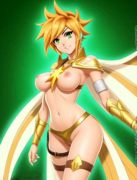 Anime Stunner Palutena Bares Her Big Boobs And Shaved Pussy In A Solo