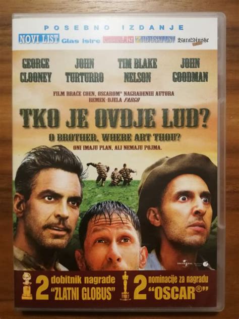 Dvd O BROTHER WHERE ART THOU Tko Je Ovdje Lud Komedija