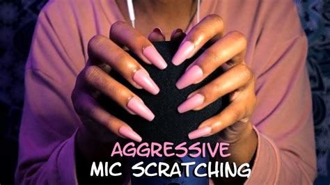 Asmr Fast Aggressive Pure Mic Scratching No Talking Youtube