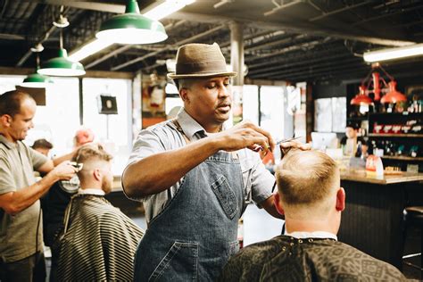 Black Barber Shop Sign