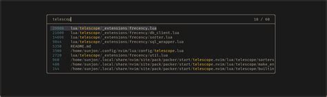 GitHub Nvim Telescope Telescope Frecency Nvim A Telescope Nvim