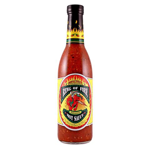 Ring Of Fire Original Habanero Hot Sauce 12 5oz Bine And Vine