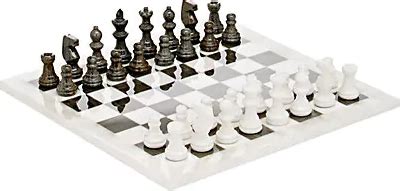 Scali Salvatore Srl + Alabaster Chess Set