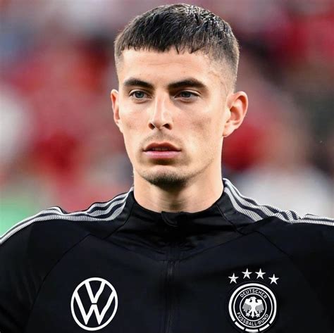 Kai Havertz Foto Pra Perfil Cabelo Masculino Sobre Futebol