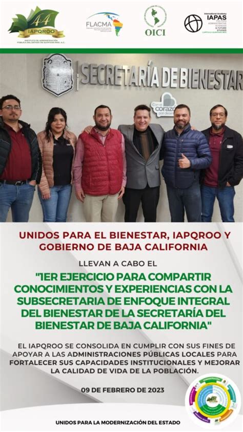 Unidos Para El Bienestar Iapqroo Y Gobierno De Baja California Coneme